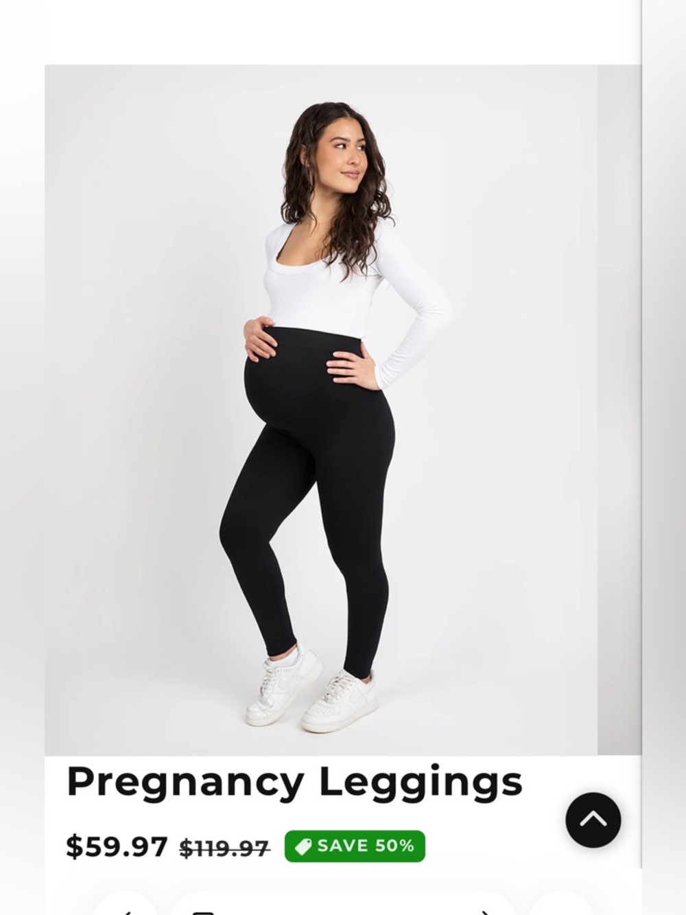Women's High-Waist Maternity Leggings NET